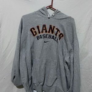 Center Nike swoosh San Francisco giants hoodie